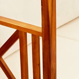 Ogrodowa ławka ze stolikiem i podnóżkami, drewno akacjowe Lumarko!