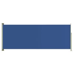  Wysuwana markiza boczna na taras, 117 x 300 cm, niebieska Lumarko!