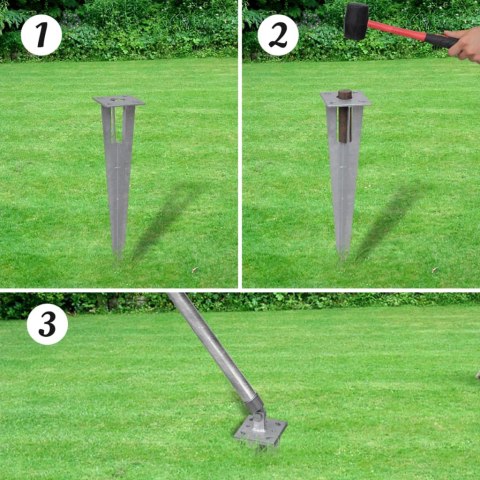  Ogrodzenie z siatki z akcesoriami, galwanizowana stal 25x1,5 m Lumarko!