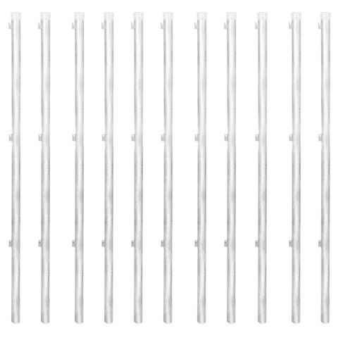  Ogrodzenie z siatki z akcesoriami, galwanizowana stal 25x1,5 m Lumarko!