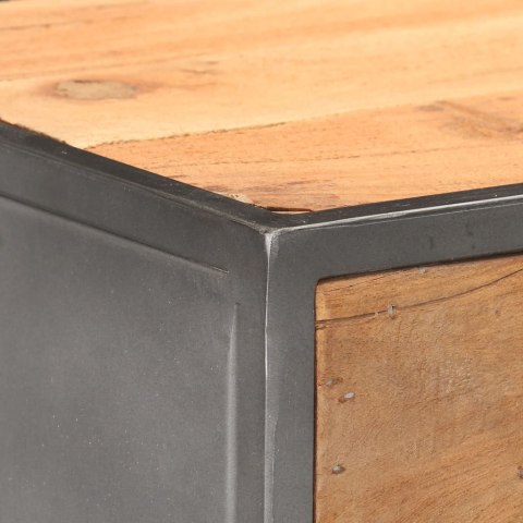  Komoda, 45x30x100 cm, lite drewno z odzysku Lumarko!