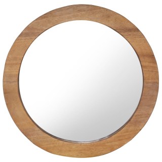  Lustro ścienne, 60 cm, tekowe, okrągłe Lumarko!