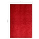  Wycieraczka z możliwością prania, czerwona, 120 x 180 cm Lumarko!