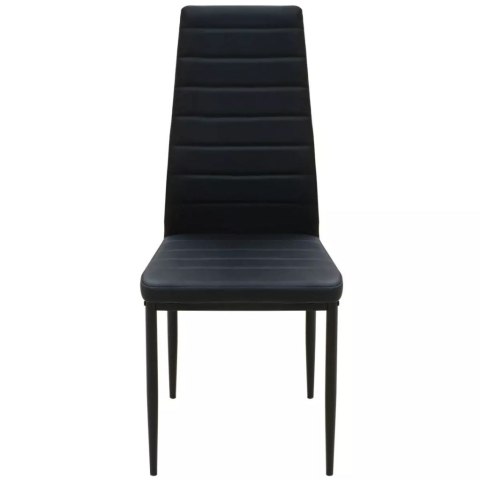  Zestaw mebli do jadalni czarny, 5 elementów Lumarko!