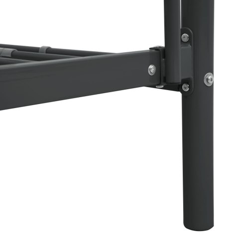  Rama łóżka piętrowego, czarna, metalowa, 140x200 cm/90x200 cm Lumarko!