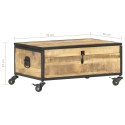  Stolik kawowy, 70x50x33 cm, lite drewno mango Lumarko!