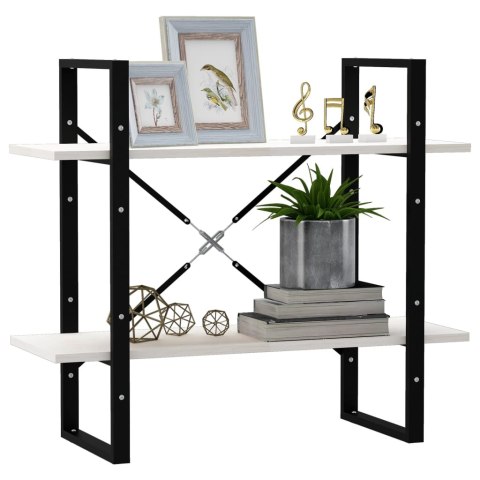  2-poziomowy regał na książki, 80x30x70 cm, sosnowy Lumarko!