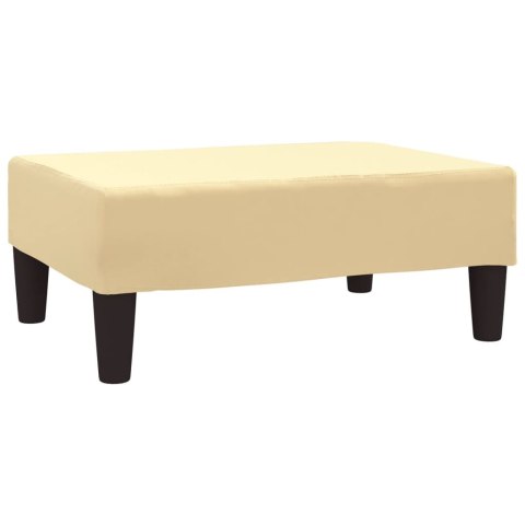  Podnóżek, kremowy, 78x56x32 cm, tapicerowany aksamitem Lumarko!