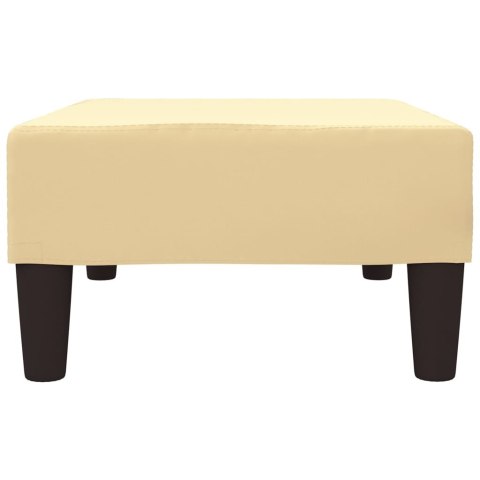  Podnóżek, kremowy, 78x56x32 cm, tapicerowany aksamitem Lumarko!