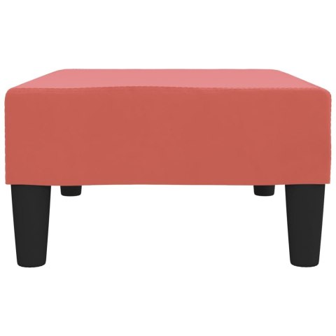  Podnóżek, różowy, 78x56x32 cm, tapicerowany aksamitem Lumarko!