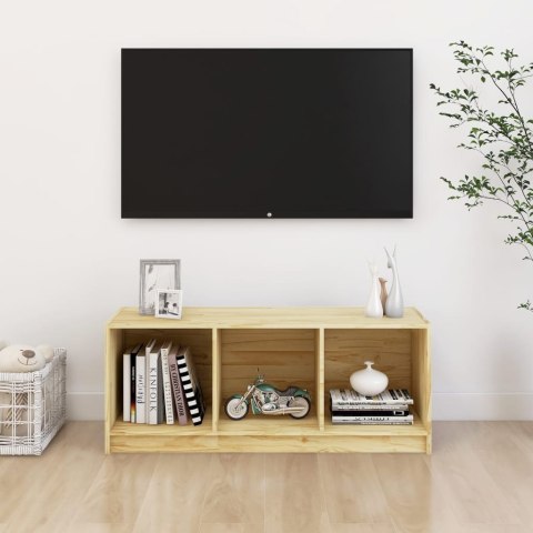  Szafka pod telewizor, 104x33x41 cm, lite drewno sosnowe Lumarko!