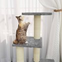  Drapak dla kota ze słupkami sizalowymi, jasnoszary, 92 cm Lumarko!