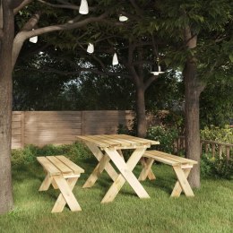  Stół ogrodowy, 110x73x70 cm, impregnowane drewno sosnowe Lumarko!