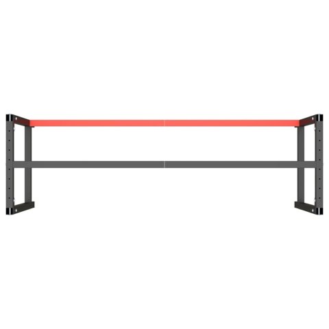  Rama do stołu roboczego, czerwono-czarna, 180x57x79 cm, metal Lumarko!