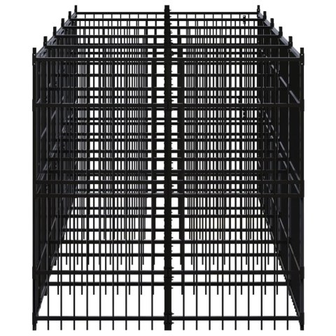  Kojec zewnętrzny dla psa, stalowy, 9,22 m² Lumarko!