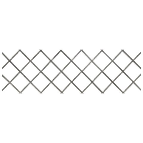  Płotki kratkowe, 5 szt., szare drewno jodłowe, 180x60 cm Lumarko!