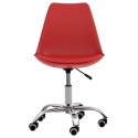  Krzesła stołowe, 2 szt., czerwone, sztuczna skóra Lumarko!