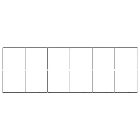  Kojec zewnętrzny dla psa, stalowy, 11,06 m² Lumarko!