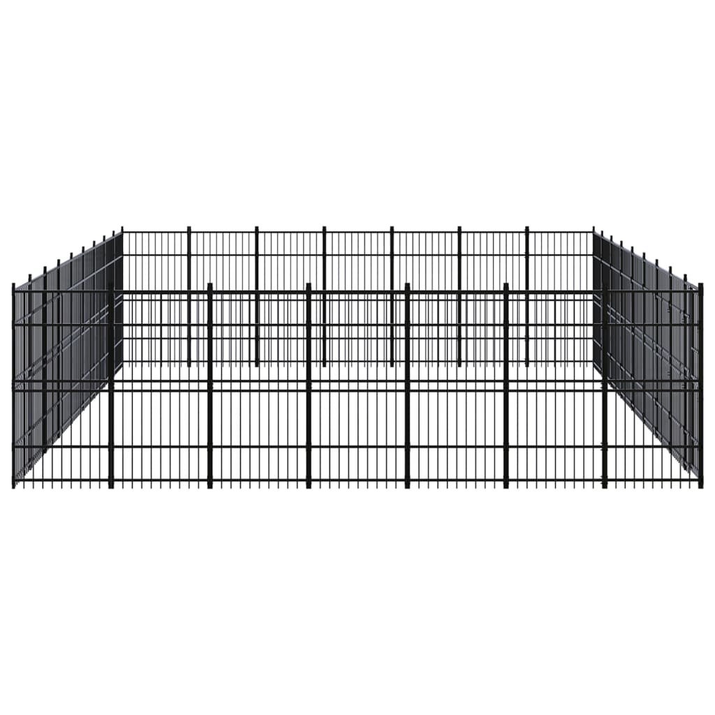 Lumarko Kojec zewnętrzny dla psa, stalowy, 58,06 m²