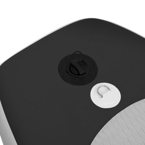  Nadmuchiwana deska SUP z akcesoriami, czarna, 360x81x10 cm Lumarko!