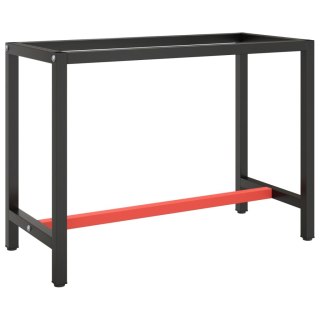  Rama do stołu roboczego, czerwono-czarna, 110x50x79 cm, metal Lumarko!