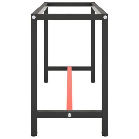  Rama do stołu roboczego, czerwono-czarna, 140x50x79 cm, metal Lumarko!