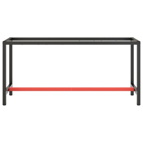  Rama do stołu roboczego, czerwono-czarna, 170x50x79 cm, metal Lumarko!