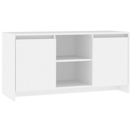  Szafka pod TV, biała, 102x37,5x52,5 cm, płyta wiórowa Lumarko!