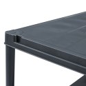  Regały magazynowe, 2 szt., czarne, 60x30x138 cm, plastikowe Lumarko!