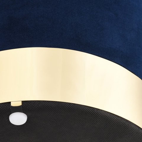  Stołek, niebiesko-złoty, aksamit Lumarko!