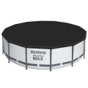  Basen ogrodowy Steel Pro MAX z akcesoriami, okrągły, 396x122cm Lumarko!