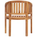  Krzesło w kształcie banana, lite drewno tekowe Lumarko!