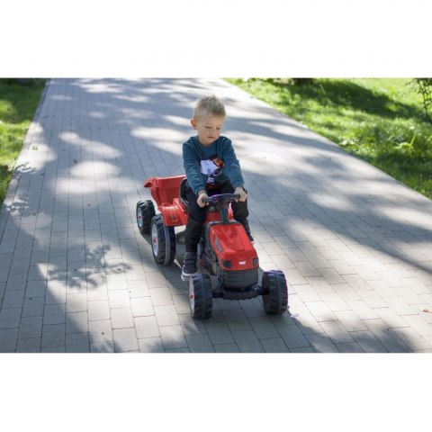 WOOPIE Traktor na Pedały Farmer GoTrac MAXI z Przyczepą Ciche Koła Lumarko!