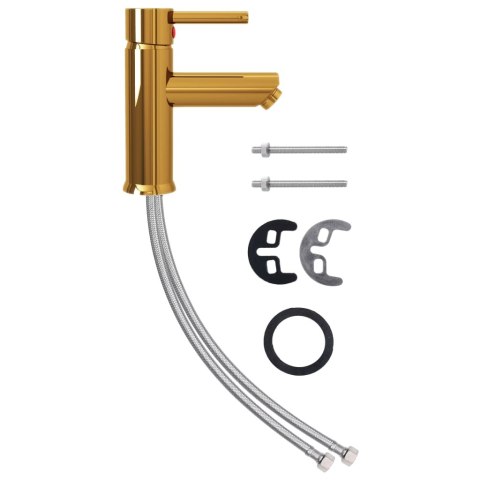  Bateria umywalkowa, złote wykończenie, 130x176 mm Lumarko!