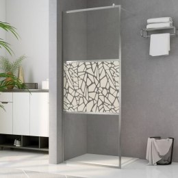  Ścianka prysznicowa, szkło ESG, wzór w kamienie, 100 x 195 cm Lumarko!