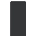  Stolik konsolowy, czarny, 100x35x76,5 cm, płyta wiórowa Lumarko!