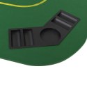  Składany blat do pokera dla 8 graczy, prostokątny, zielony Lumarko!