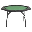  Składany stół do pokera dla 8 graczy, ośmiokątny, zielony Lumarko!