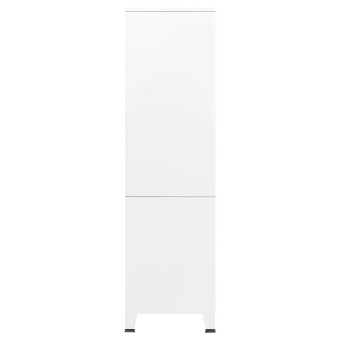  Szafa, biała, 90x50x180 cm, metalowa Lumarko!