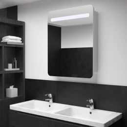  Szafka łazienkowa z lustrem i LED, 60 x 11 x 80 cm Lumarko!