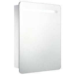  Szafka łazienkowa z lustrem i LED, 60 x 11 x 80 cm Lumarko!