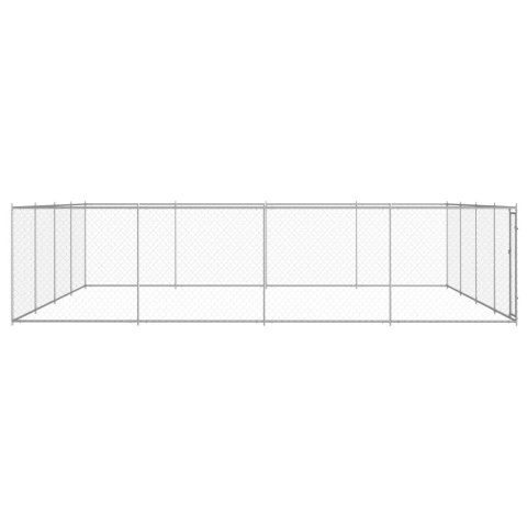  Kojec dla psa z galwanizowanej stali, 760 x 760 x 185 cm Lumarko!