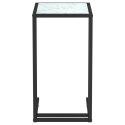  Komputerowy stolik boczny, biały marmur, 50x35x65 cm Lumarko!