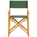  Krzesło reżyserskie, lite drewno akacjowe, zielone Lumarko!
