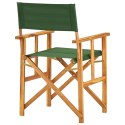  Krzesło reżyserskie, lite drewno akacjowe, zielone Lumarko!