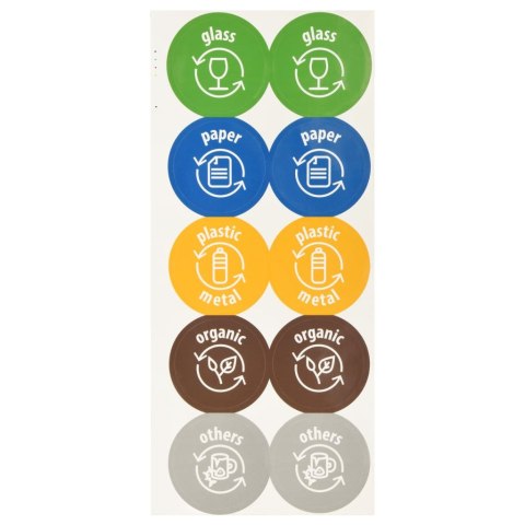  Sztaplowane kosze na śmieci, 4 szt., antracytowe, 100 L Lumarko!