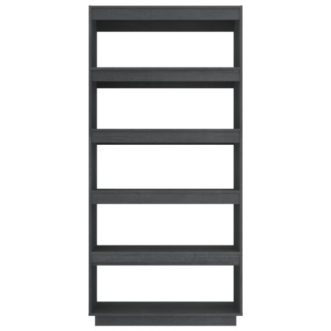  Regał/przegroda, szary, 80x35x167 cm, lite drewno sosnowe Lumarko!