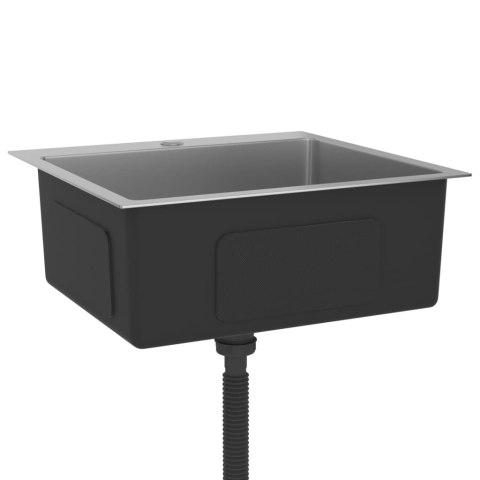  Ręcznie robiony zlew kuchenny, stal nierdzewna Lumarko!