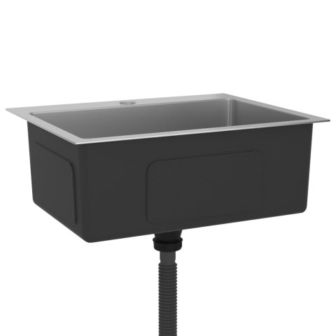  Ręcznie robiony zlew kuchenny, stal nierdzewna Lumarko!