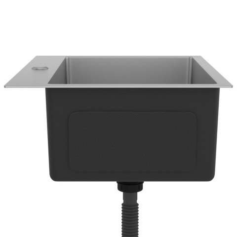  Ręcznie robiony zlew kuchenny, stal nierdzewna Lumarko!